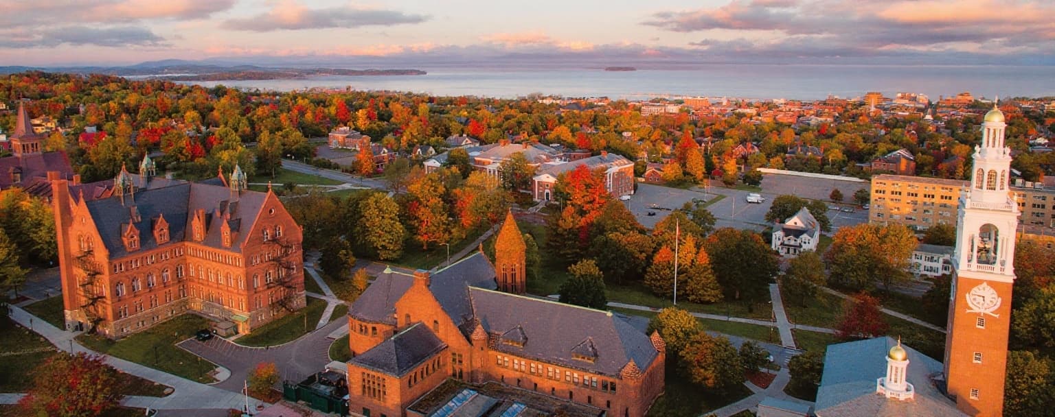 University of Vermont campus banner