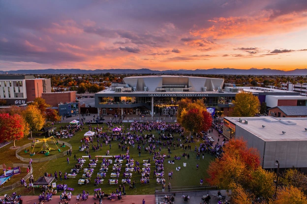 Grand Canyon University campus banner