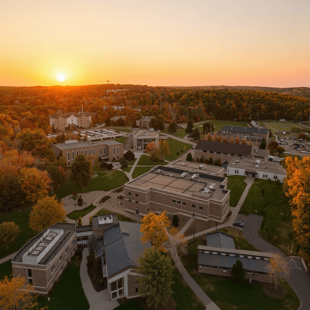 Assumption College campus banner
