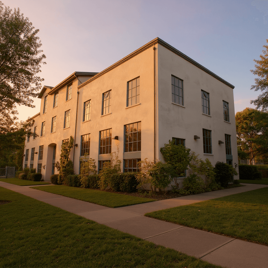 Wright Institute campus banner