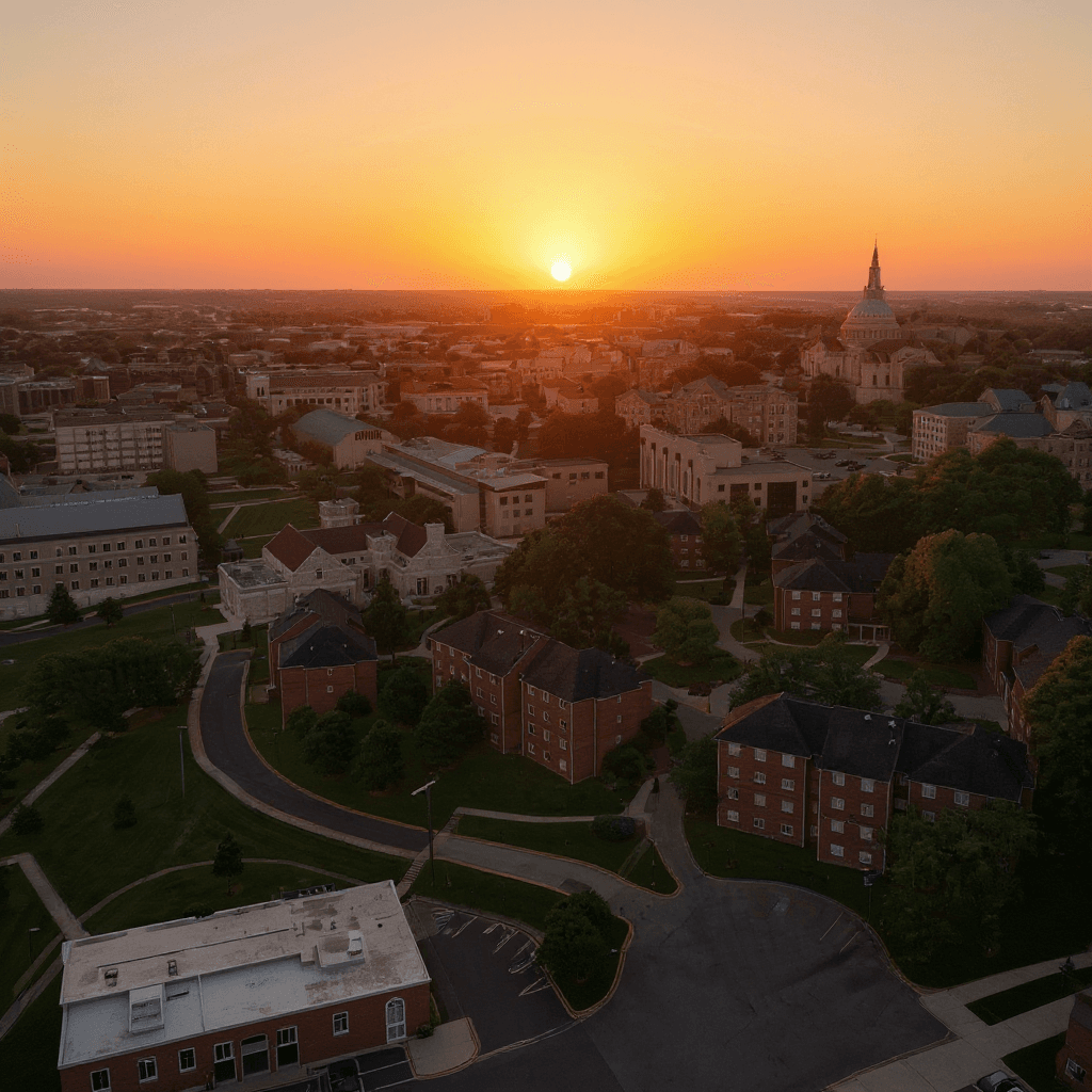 The Catholic University of America campus banner