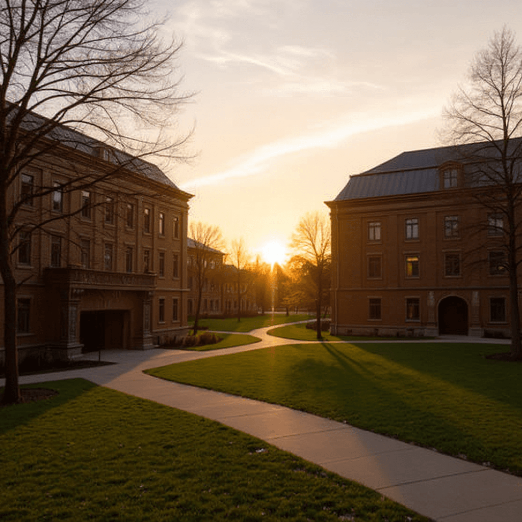 New England College of Optometry campus banner
