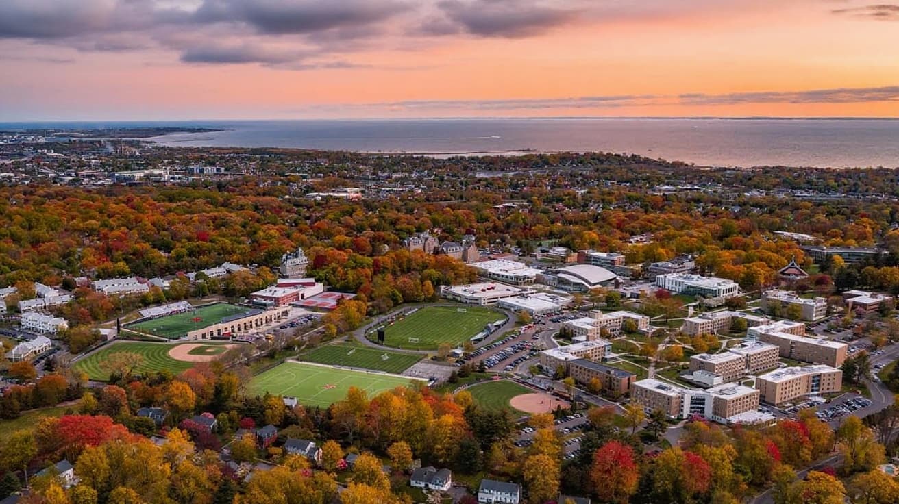 Fairfield University campus banner