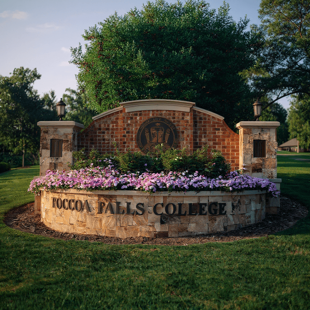 Toccoa Falls College campus banner