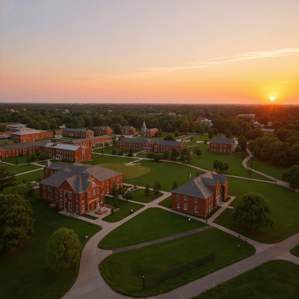 Belmont Abbey College campus banner