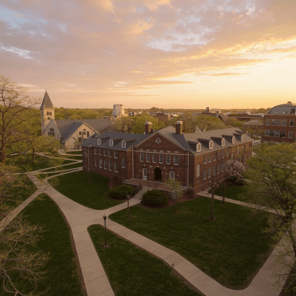 Beloit College campus banner