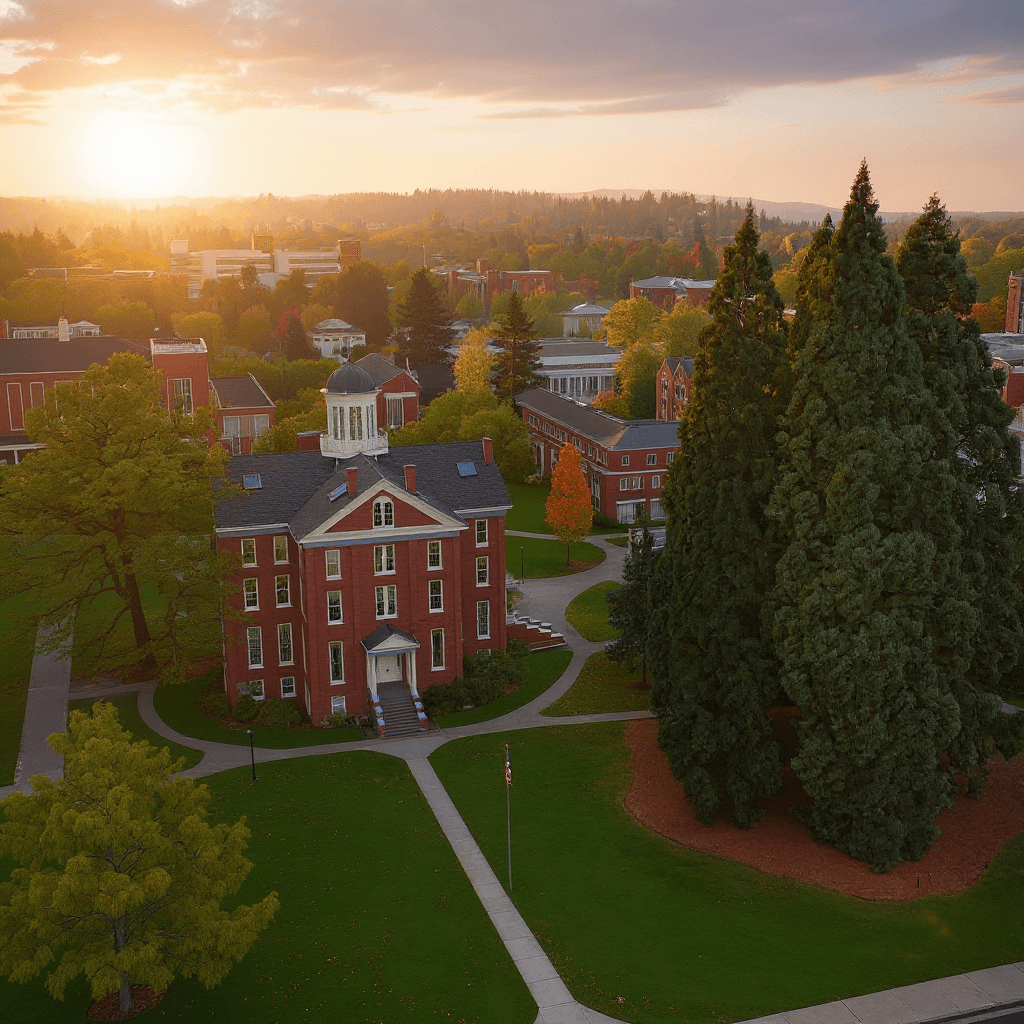 Willamette University campus banner